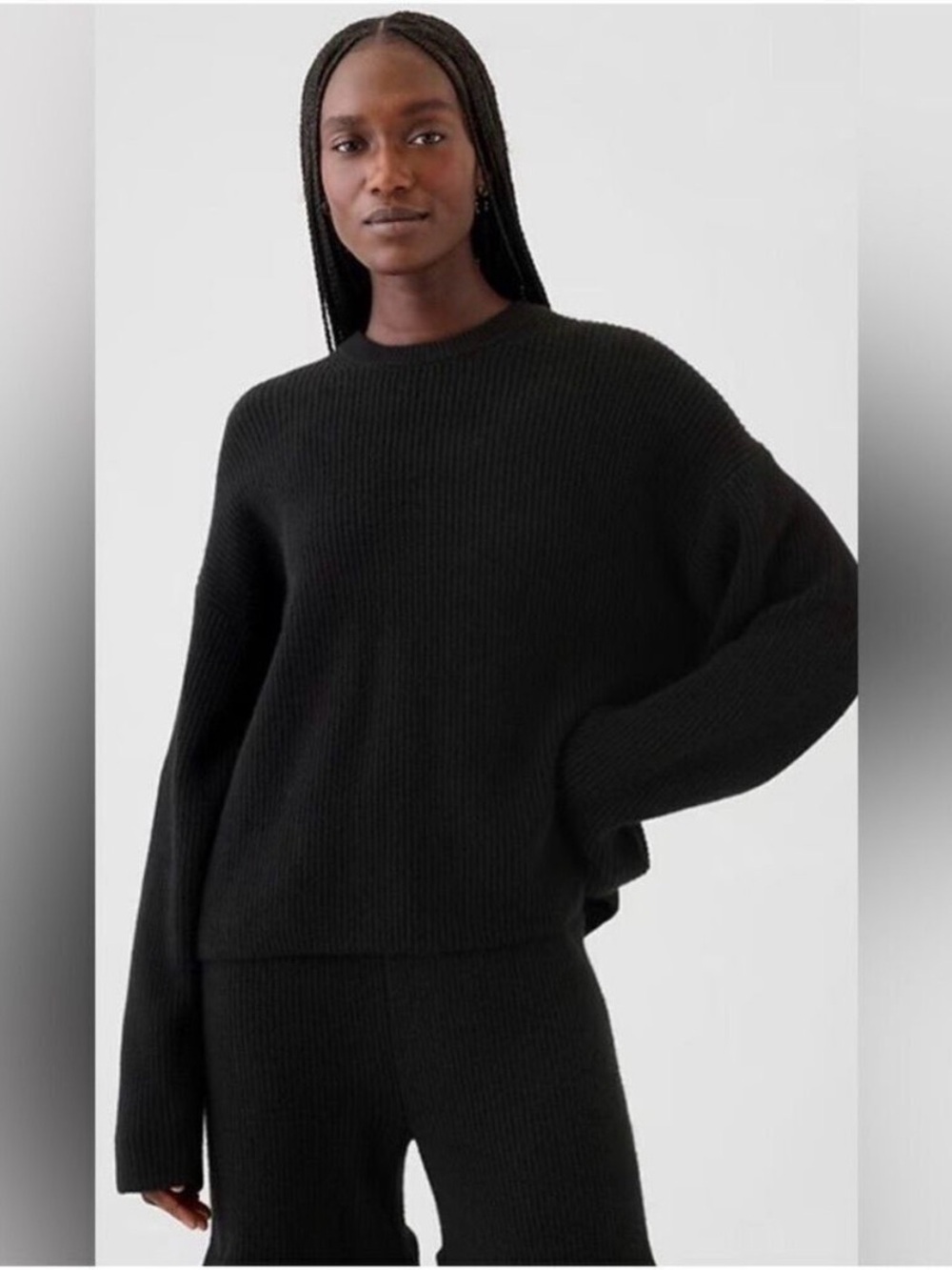 Gap CashSoft Ribbed Crewneck Sweater